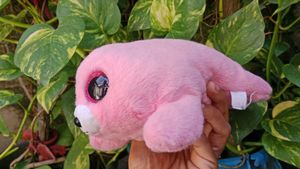 Cute Pink Seal Plush Toy