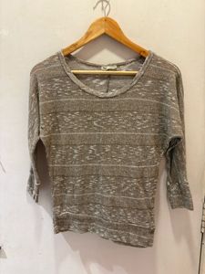Elegant Striped Knit Top