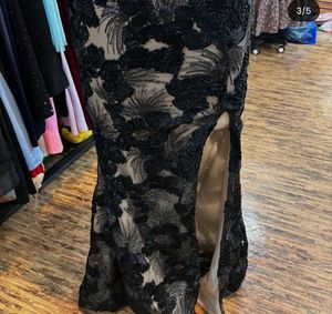 Elegant Black Lace Gown