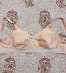 Cotton Beige Bra