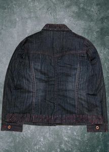 Punt Roma 2000s Rhinestone Women Denim Jacket