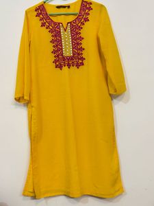 Elegant Yellow Kurta