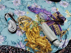 less bundle Assorted Decorative Ribbons &amp; Trims