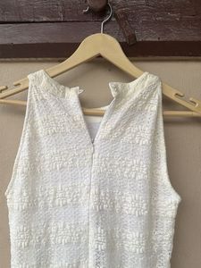 White Sleeveless Dress 🤍✨