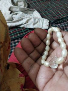 Heart Crystal Pearl Bracelet