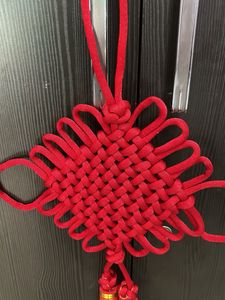 Red Chinese Knot Tassel Decor