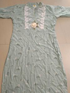 Boho Print Button-Up kurta set