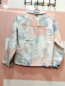 Tie-Dye Denim Jacket