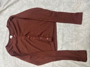 Ribbed Long Sleeve Top