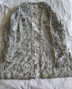Embellished Net Jacket/Cape