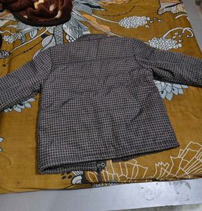 Boy's Stylish Checkered Jacket