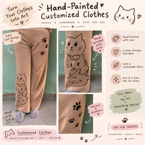 ✨ hand-painted customised clothing