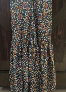 Bohemian Floral Print Heavy Sharara Pants