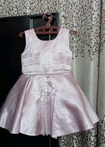 Full Flair Party Wear Dress For 1-3 Years Baby Gir