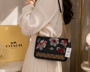 Coach Floral Embroidered Crossbody Bag