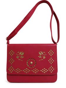 Red Crossbody Sling Bag