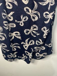Dorothy Perkins Navy Bow Print Sleeveless Top