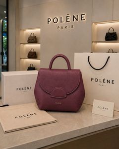 Polene Paris Handbag - Burgundy