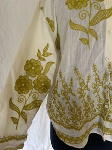 Embroidered Linen Shirt