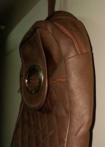 Chic Quilted Backpack - Bronze
