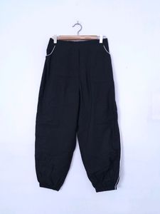 (Orchid blue) Black Cargo Pants