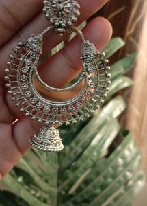 Boho Tribal Jhumka Earrings