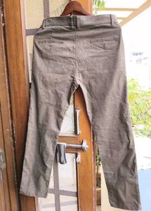 Men's Olive Casual Trousers