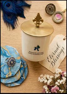 Elegant Decorative Jar with Lid