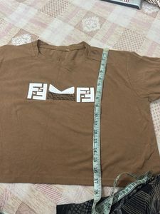 Brown FENDI T-Shirt