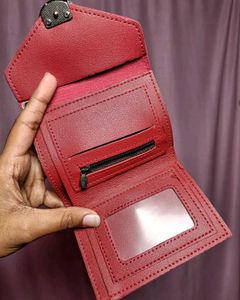 Maroon Mini Wallet 🤎