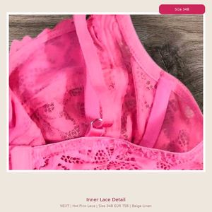 Next  Pink Lace Bra