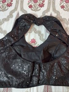 Sparkling Black Sequin Blouse size 36-40