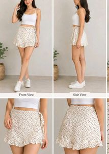 primark Cute Polka Dot Ruffle Shorts