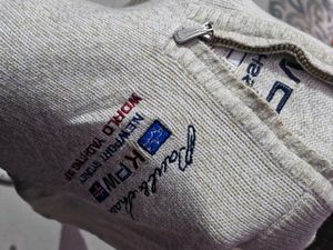HALF ZIP UP SWEATER