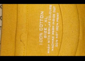 Combo 2 T-shirt One In Blue - Yellow &amp; Grey G H E