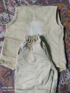 Stylish Beige Ethnic Vest. waistjacket or vestcoat