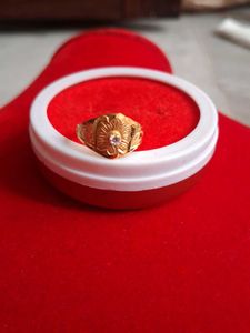 Gold Ring with Stone for kids
