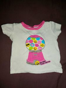 Cute Teddy Bear &amp; Gumball Machine Tops (Set of 2)