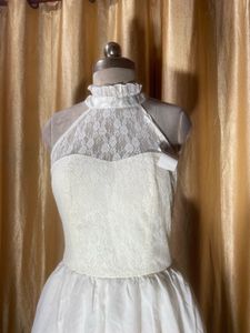 Elegant White Lace Dress