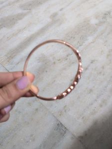 Rose Gold Sparkle Bangle Bracelet