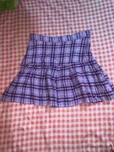 Cute Plaid Mini Skirt