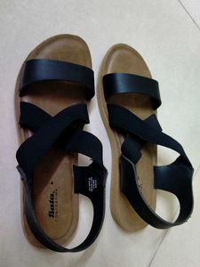 Black Strappy Sandals