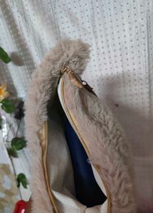 Fuzzy Shoulder Bag