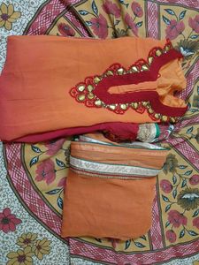 Lovely Boutique Made Paitila Suit Top N Dupata