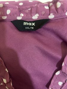 Purple Polka Dot Dress