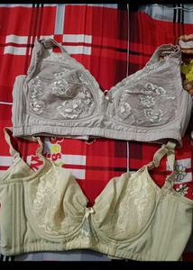 Floral Embroidered Bra 40 c and d cup