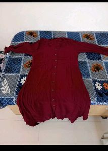 Burgundy Tunic Top