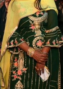 New Sharara Suiting Green Colour