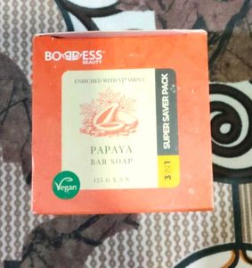 Bodess Papaya Bar Soap - 3 in 1