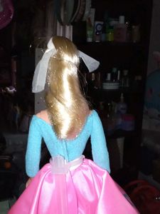 Barbie Doll with Blue Top &amp; Pink Skirt